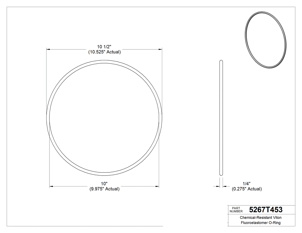Technical drawing - 5267T453